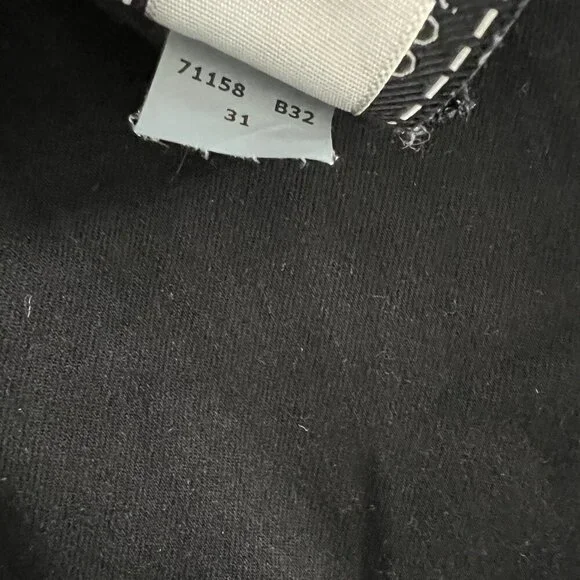 7 For All Mankind 'Slim Illusion Luxe' High Waist Skinny Jeans (Black) Size 31 - Picture 5 of 7